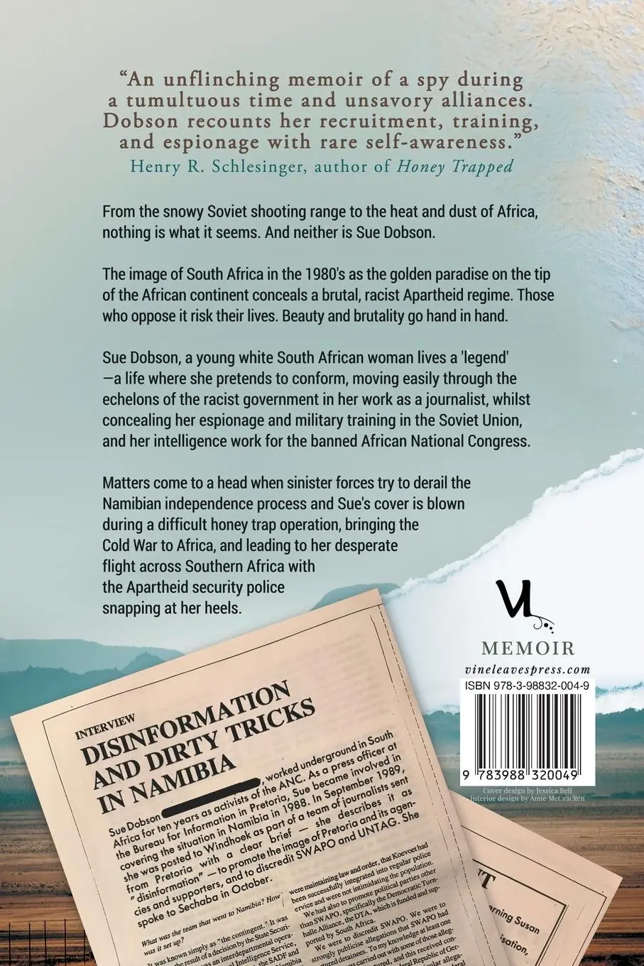 Rückseite: 9783988320049 | Burned | The Spy South Africa Never Caught | Sue Dobson | Taschenbuch