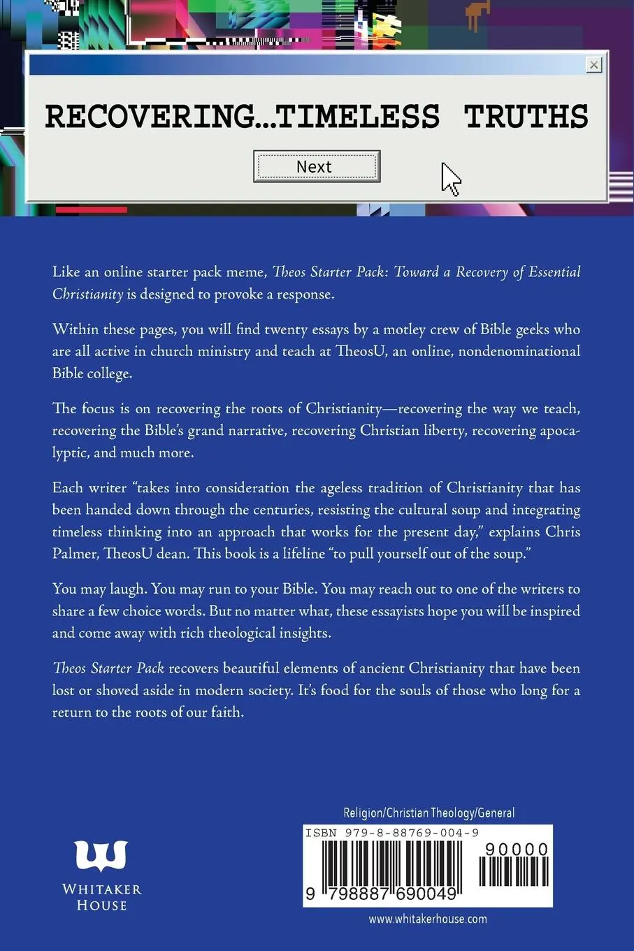 Rückseite: 9798887690049 | Theos Starter Pack | Toward a Recovery of Essential Christianity