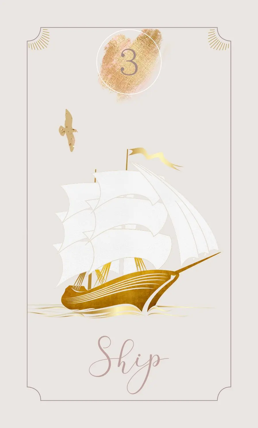 Bild: 4250375110149 | Azra's Golden Lenormand: 36 Golden Lenormand cards in modern,...