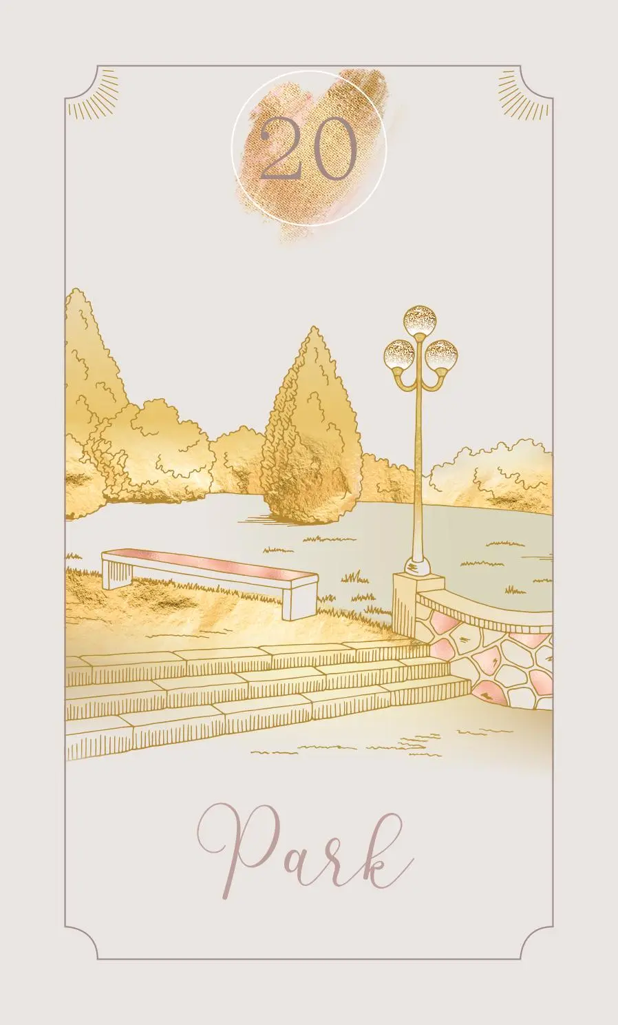 Bild: 4250375110149 | Azra's Golden Lenormand: 36 Golden Lenormand cards in modern,...
