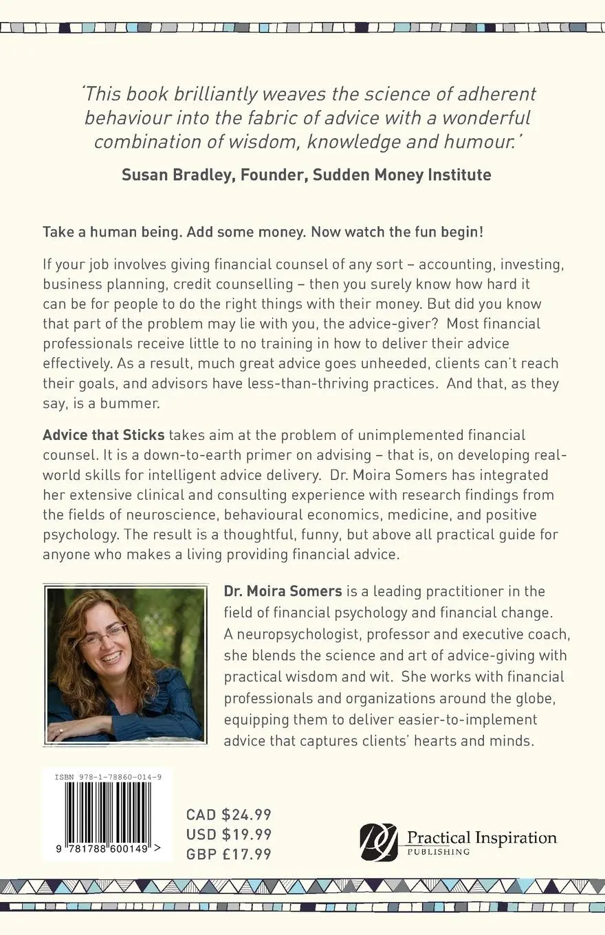 Rückseite: 9781788600149 | Advice That Sticks | Moira Somers | Taschenbuch | Englisch | 2018