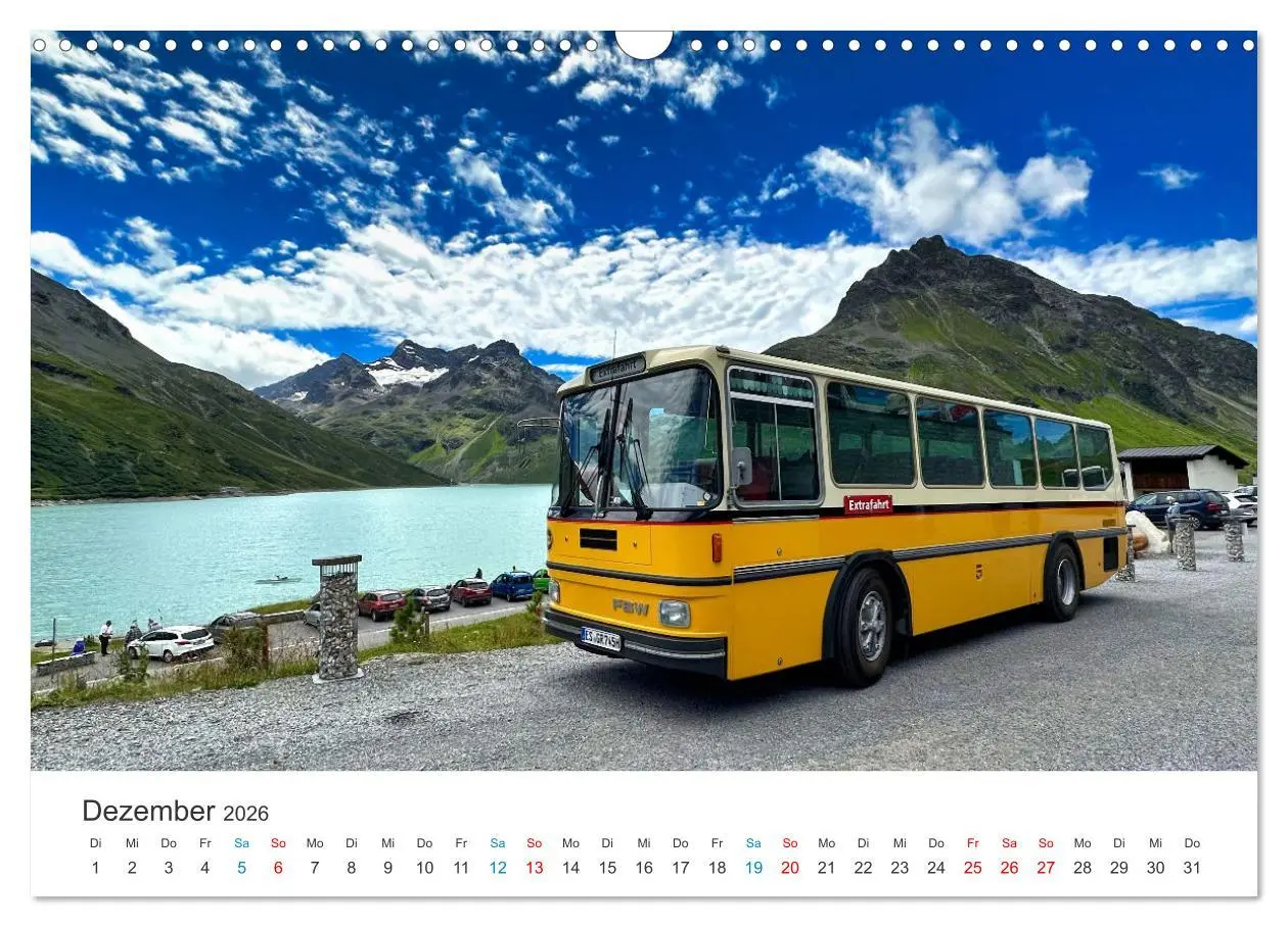 Bild: 9783457430149 | Omnibusse im Fokus (Wandkalender 2026 DIN A3 quer), CALVENDO...