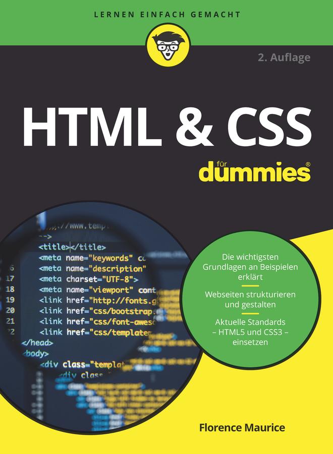 Cover: 9783527720149 | HTML &amp; CSS für Dummies | Florence Maurice | Taschenbuch | für Dummies