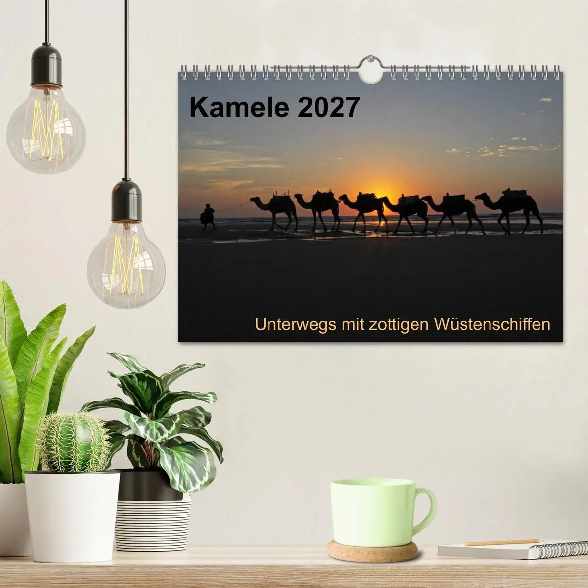 Bild: 9783594120149 | Kamele 2027 - Unterwegs mit zottigen Wüstenschiffen (Wandkalender...
