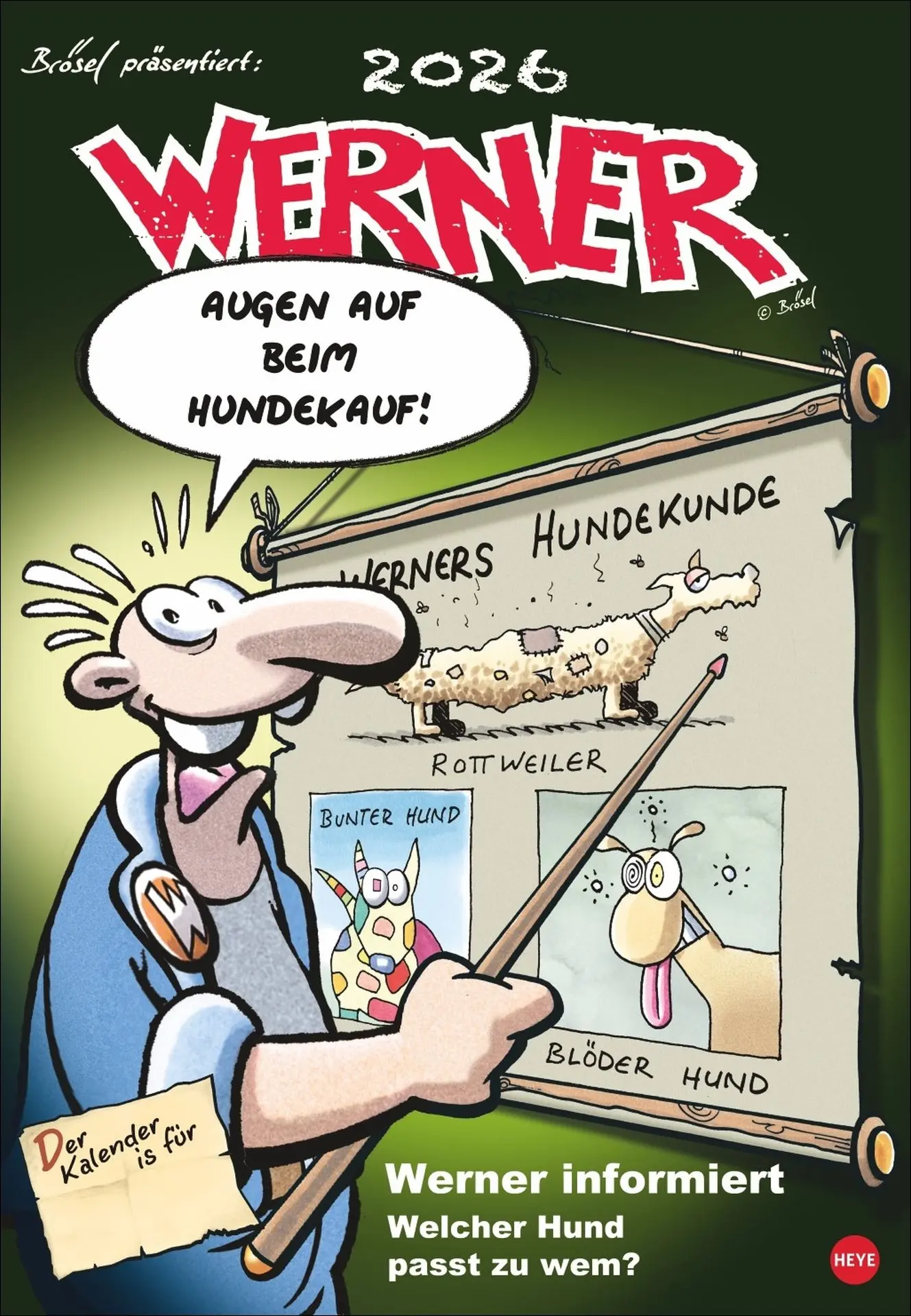 Cover: 9783756410149 | Werner Kalender 2026 | Rötger Feldmann | Kalender | Spiralbindung