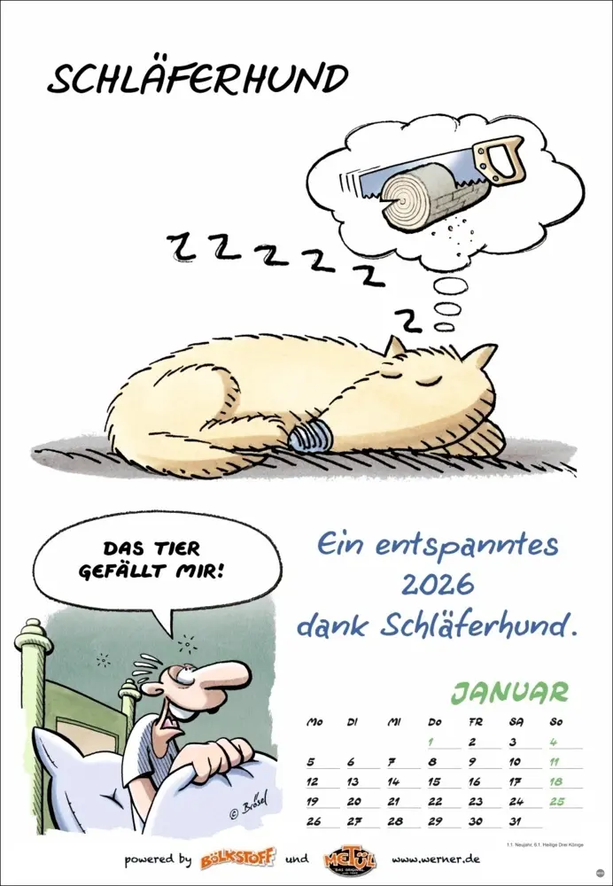 Bild: 9783756410149 | Werner Kalender 2026 | Rötger Feldmann | Kalender | Spiralbindung