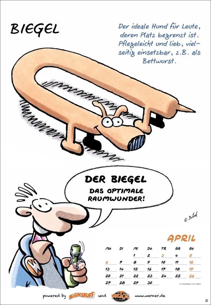 Bild: 9783756410149 | Werner Kalender 2026 | Rötger Feldmann | Kalender | Spiralbindung