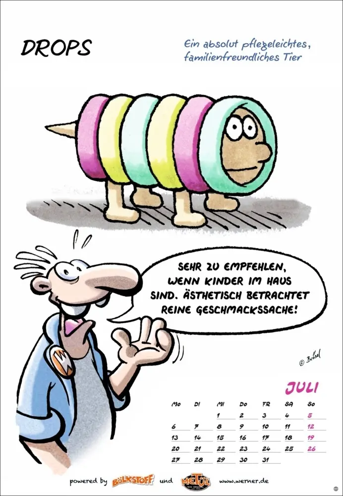 Bild: 9783756410149 | Werner Kalender 2026 | Rötger Feldmann | Kalender | Spiralbindung
