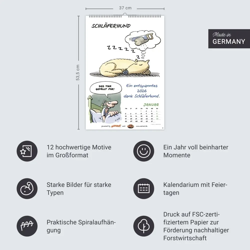 Bild: 9783756410149 | Werner Kalender 2026 | Rötger Feldmann | Kalender | Spiralbindung