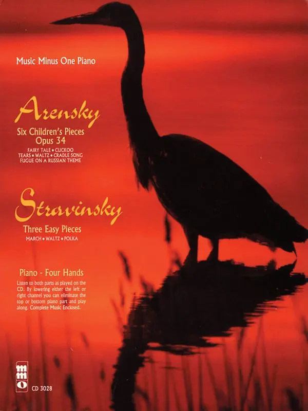 Cover: 9781596150249 | 6 Pieces Enfantines, Op. 34 | Music Minus One Piano | Stravinsky