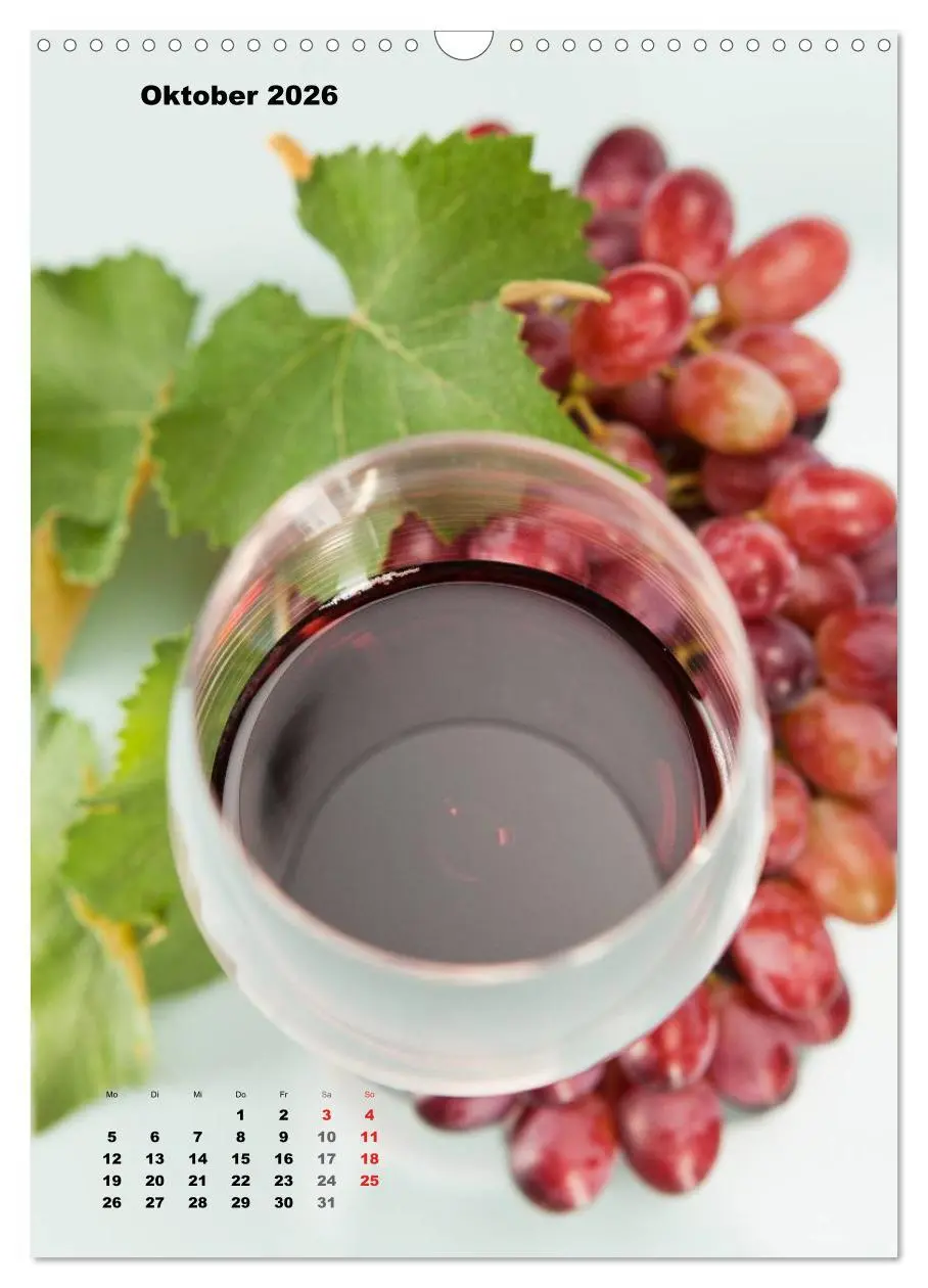 Bild: 9783516440249 | WeinTrauben 2026 (Wandkalender 2026 DIN A3 hoch), CALVENDO...