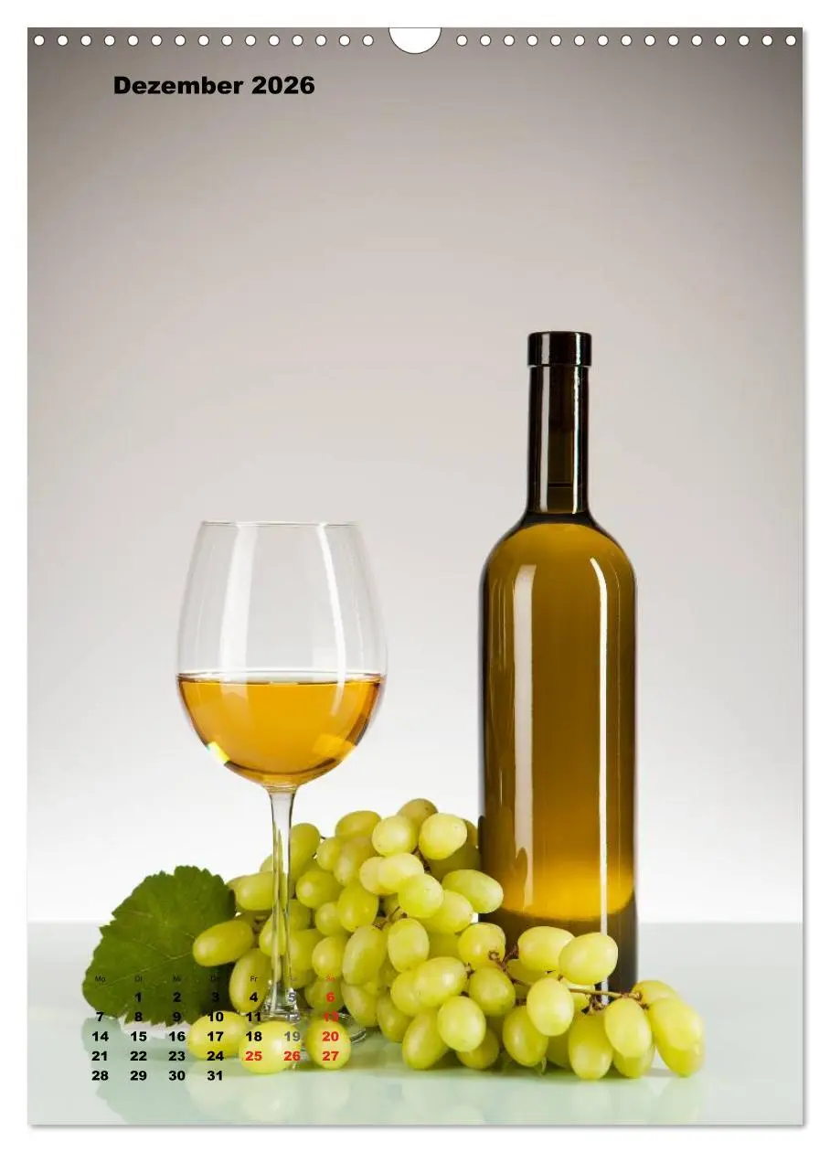 Bild: 9783516440249 | WeinTrauben 2026 (Wandkalender 2026 DIN A3 hoch), CALVENDO...