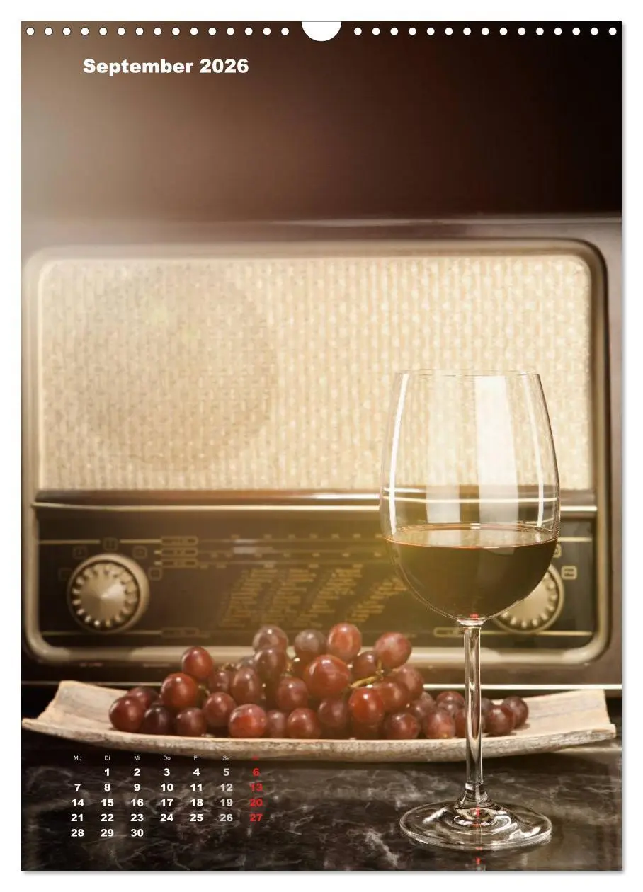 Bild: 9783516440249 | WeinTrauben 2026 (Wandkalender 2026 DIN A3 hoch), CALVENDO...