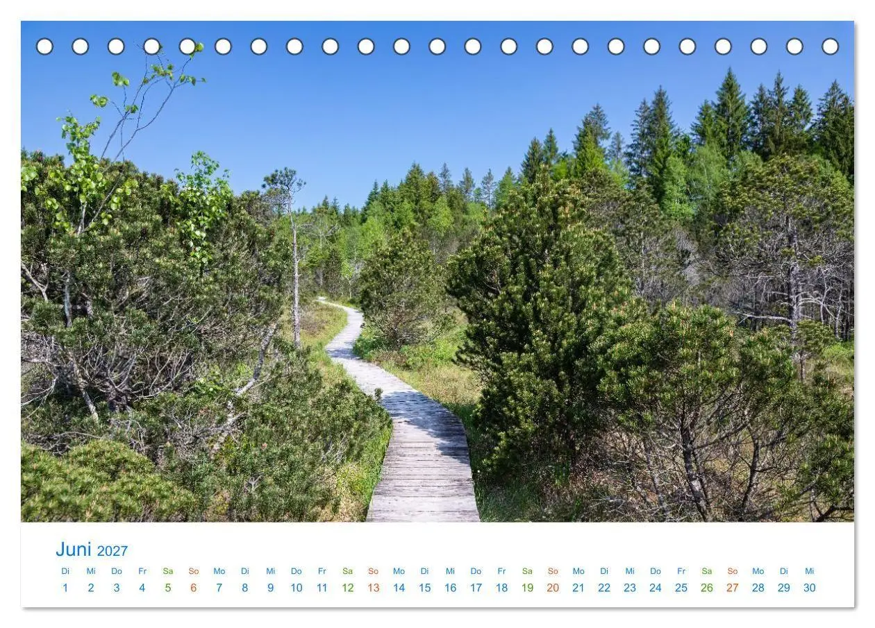 Bild: 9783516820249 | Im blauen Land am Alpenrand (Tischkalender 2027 DIN A5 quer),...