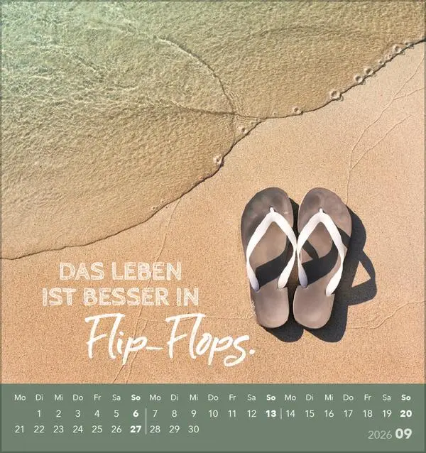 Bild: 9783731890249 | Urlaubsreif 2026 | aufstellbarer Postkartenkalender | Verlag Korsch
