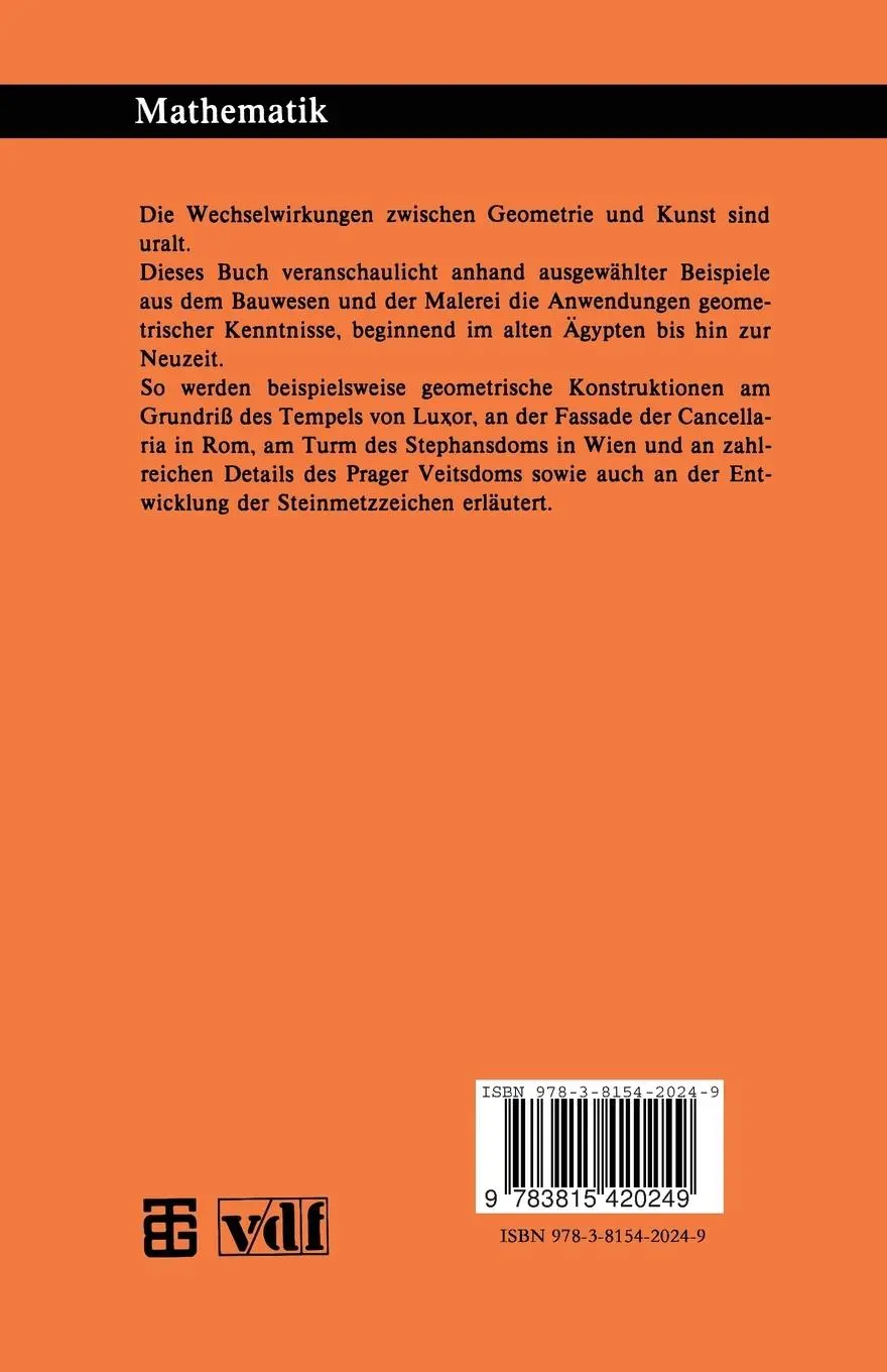 Rückseite: 9783815420249 | Geometrie und Kunst in früherer Zeit | Z. Nadenik (u. a.) | Buch