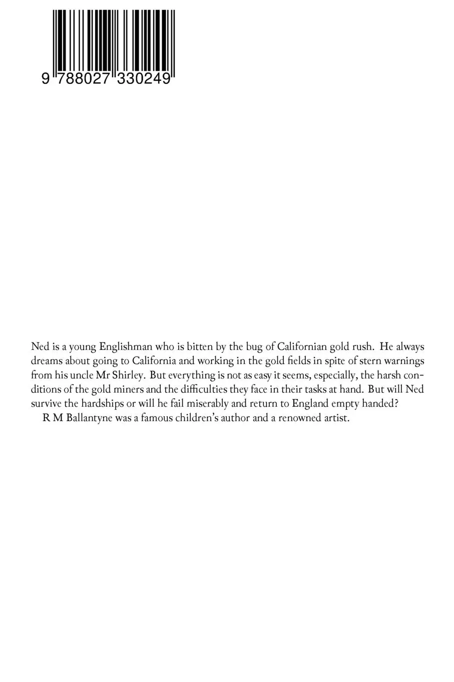 Rückseite: 9788027330249 | THE GOLDEN DREAM (Adventures in the Far West) | R. M. Ballantyne
