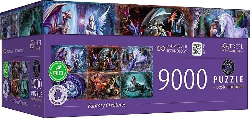 Bild: 5900511810349 | UFT Puzzle 9000- Fantasy Creatures" / Anne Stokes with fee FSC Mix 70%