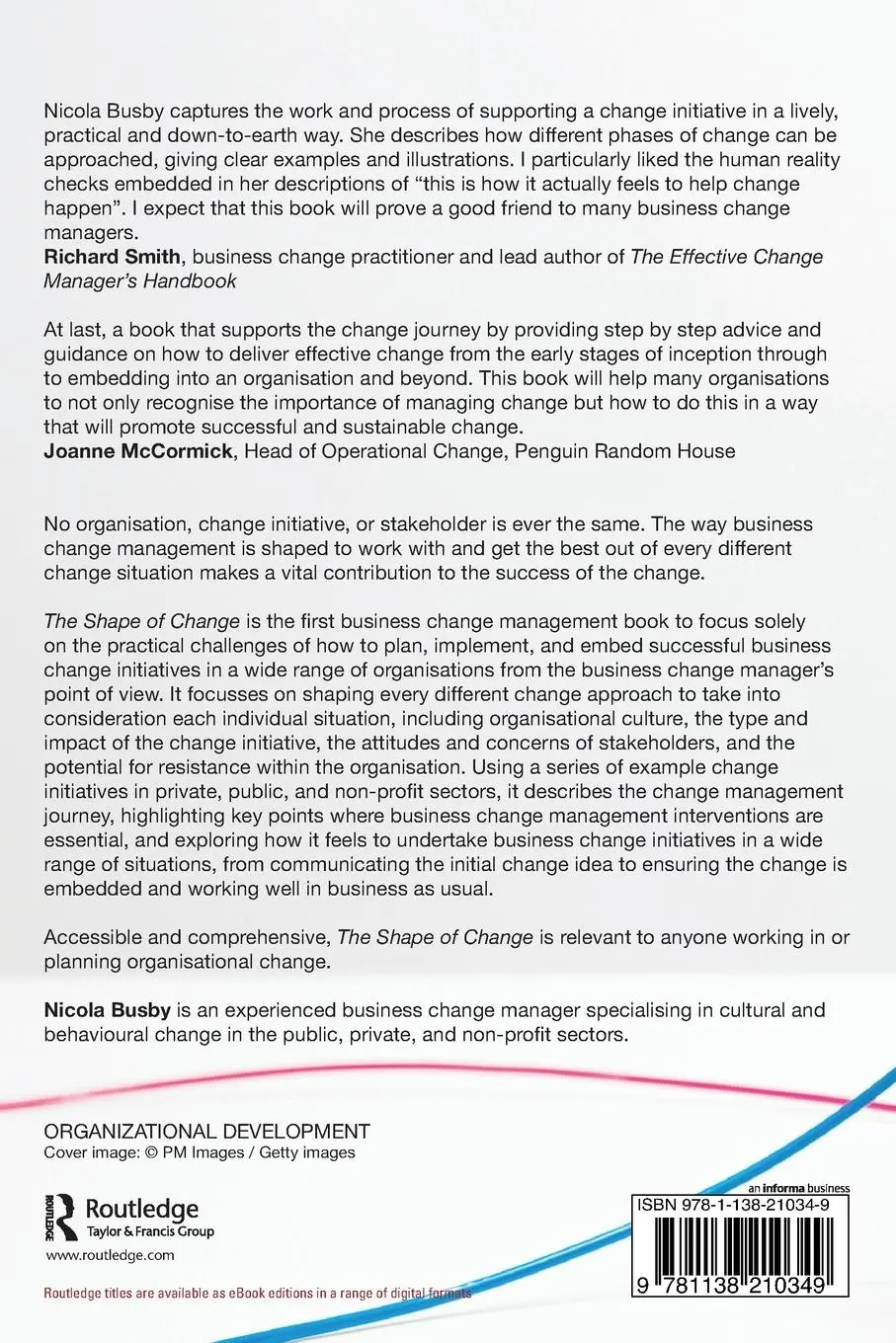 Rückseite: 9781138210349 | The Shape of Change | Nicola Busby | Taschenbuch | Englisch | 2017