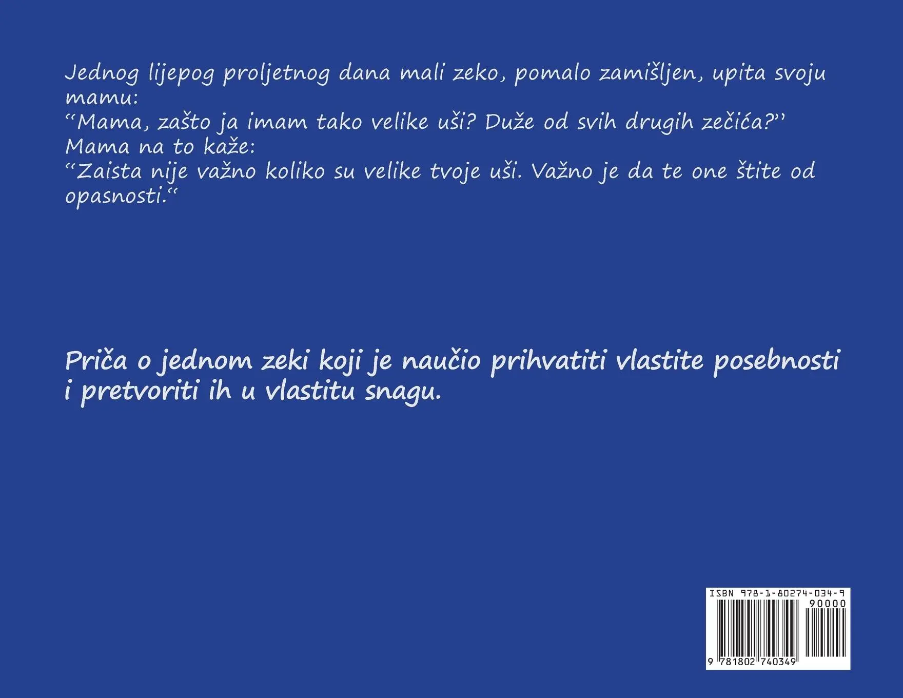 Rückseite: 9781802740349 | Zeko s dugim usima | Ivano Chioma | Taschenbuch | ? | 2021