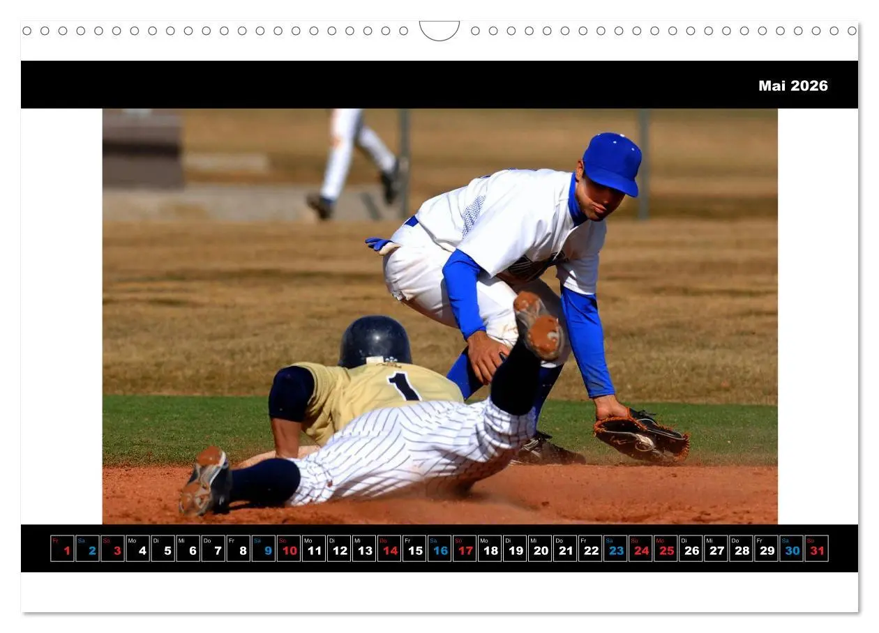 Bild: 9783457960349 | Kultsport Baseball (Wandkalender 2026 DIN A3 quer), CALVENDO...