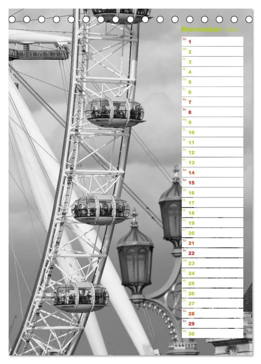 Bild: 9783516430349 | Big City London (Tischkalender 2026 DIN A5 hoch), CALVENDO...