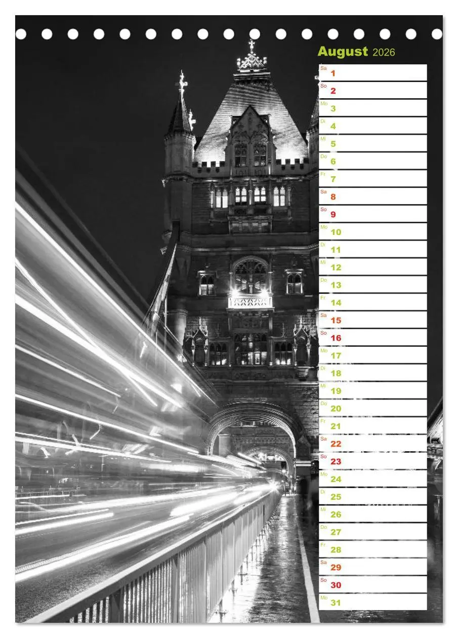 Bild: 9783516430349 | Big City London (Tischkalender 2026 DIN A5 hoch), CALVENDO...