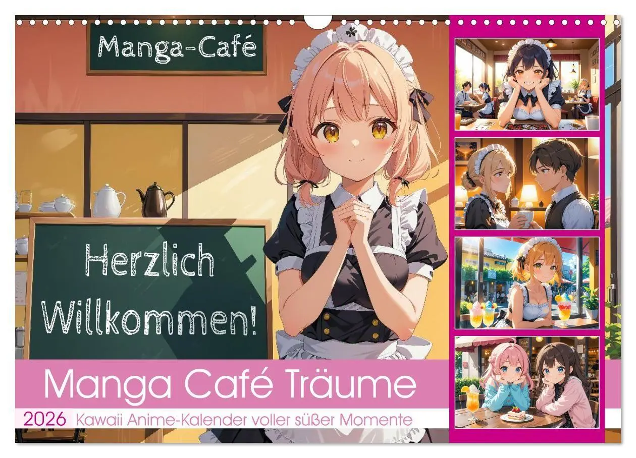 Cover: 9783516670349 | Manga Café Träume - Kawaii Anime-Kalender voller süßer Momente...