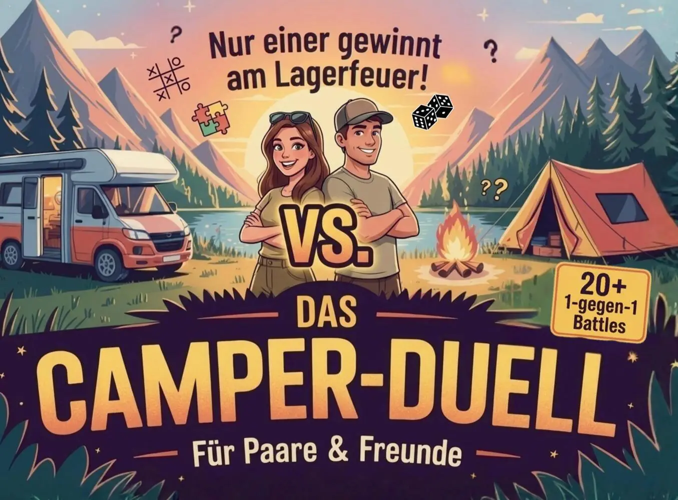 Cover: 9783692730349 | Das Camper-Duell für Paare &amp; Freunde: Nur einer gewinnt am...