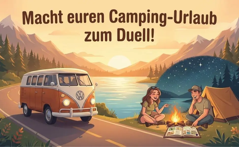 Bild: 9783692730349 | Das Camper-Duell für Paare &amp; Freunde: Nur einer gewinnt am...