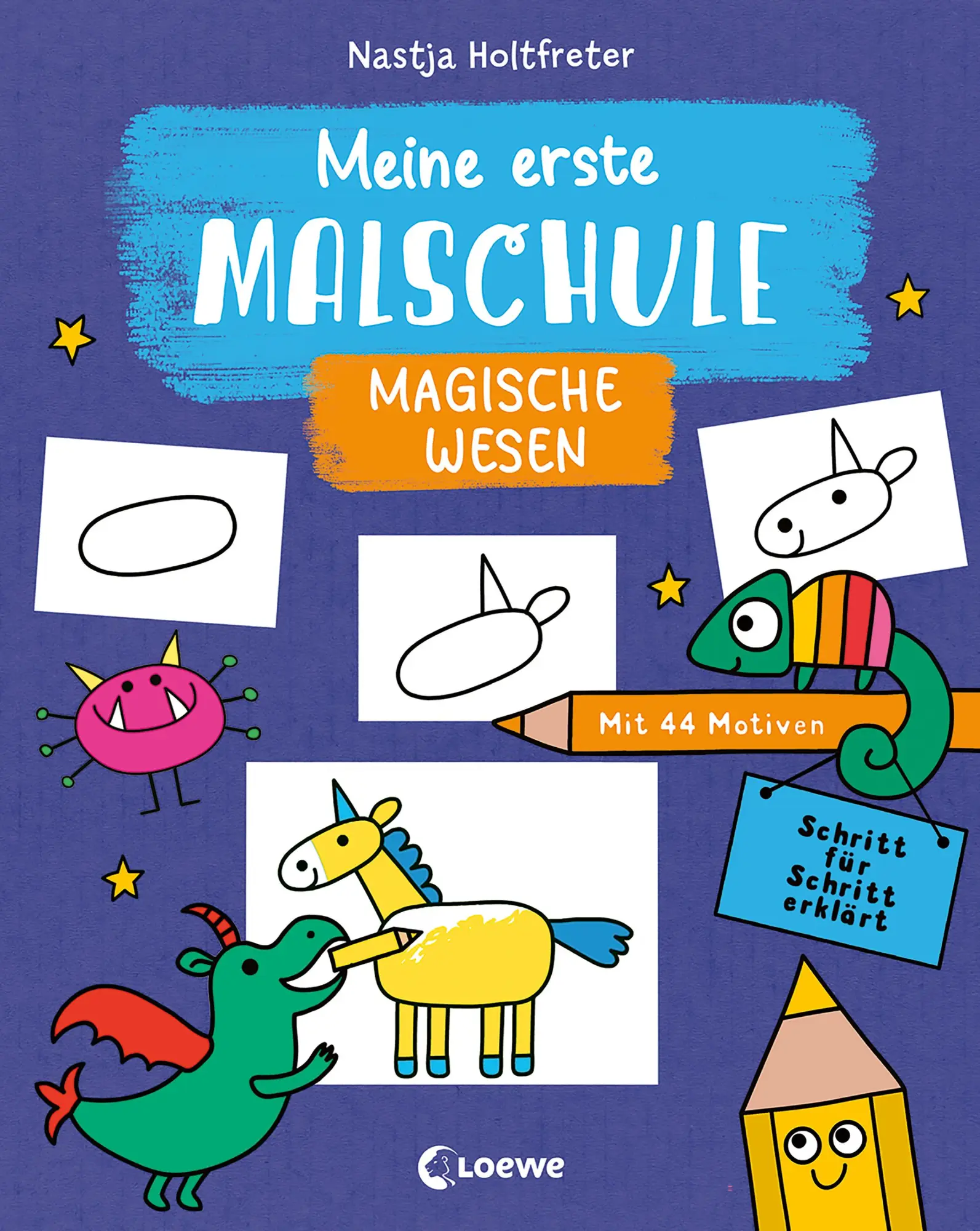 Cover: 9783743210349 | Meine erste Malschule - Magische Wesen | Nastja Holtfreter | Buch