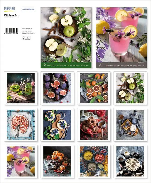 Bild: 9783819300349 | Kitchen Art 2027 | Verlag Korsch | Kalender | Spiralbindung | 14 S.