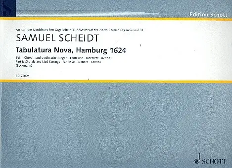 Cover: 9790001200349 | Tabulatura Nova Band 33 | Samuel Scheidt | Buch | 2014 | Schott Music