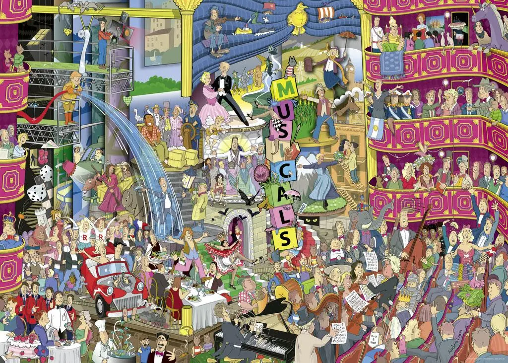 Bild: 4001689300449 | Best of Musicals | 1000 Teile | Anders Lyon | Spiel | 30044 | Deutsch