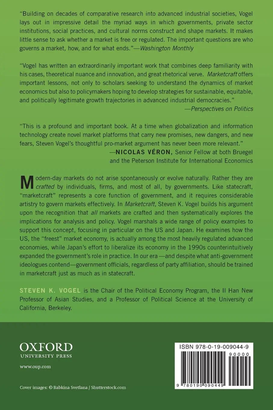 Rückseite: 9780190090449 | Marketcraft | How Governments Make Markets Work | Steven K Vogel
