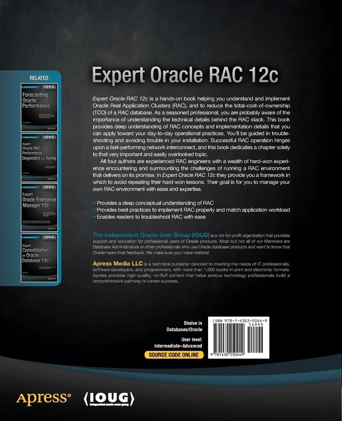 Rückseite: 9781430250449 | Expert Oracle RAC 12c | Riyaj Shamsudeen (u. a.) | Taschenbuch | xxii