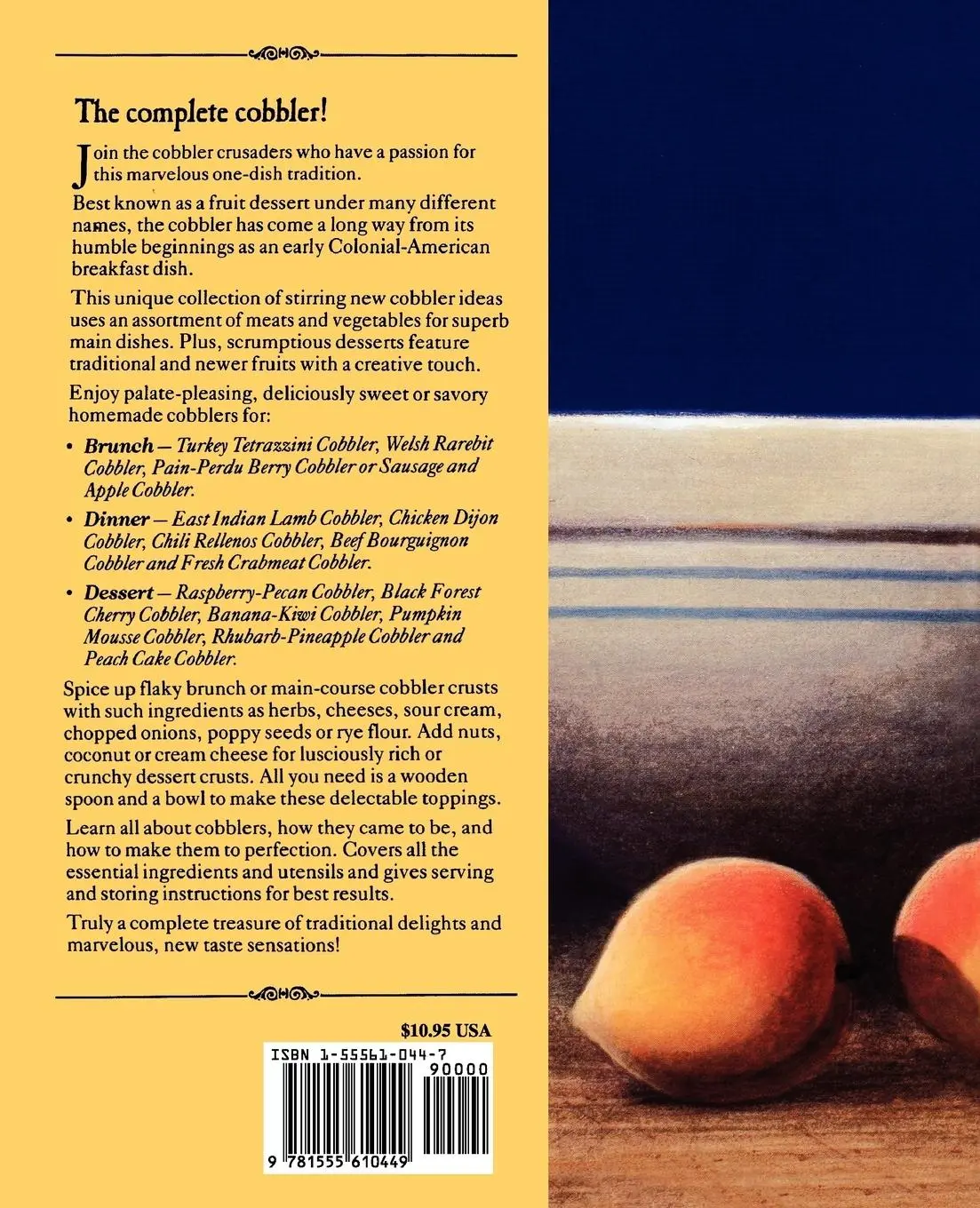 Rückseite: 9781555610449 | The Cobbler Crusade | Bringing an Old-Fashioned Dish to Modern Cooks