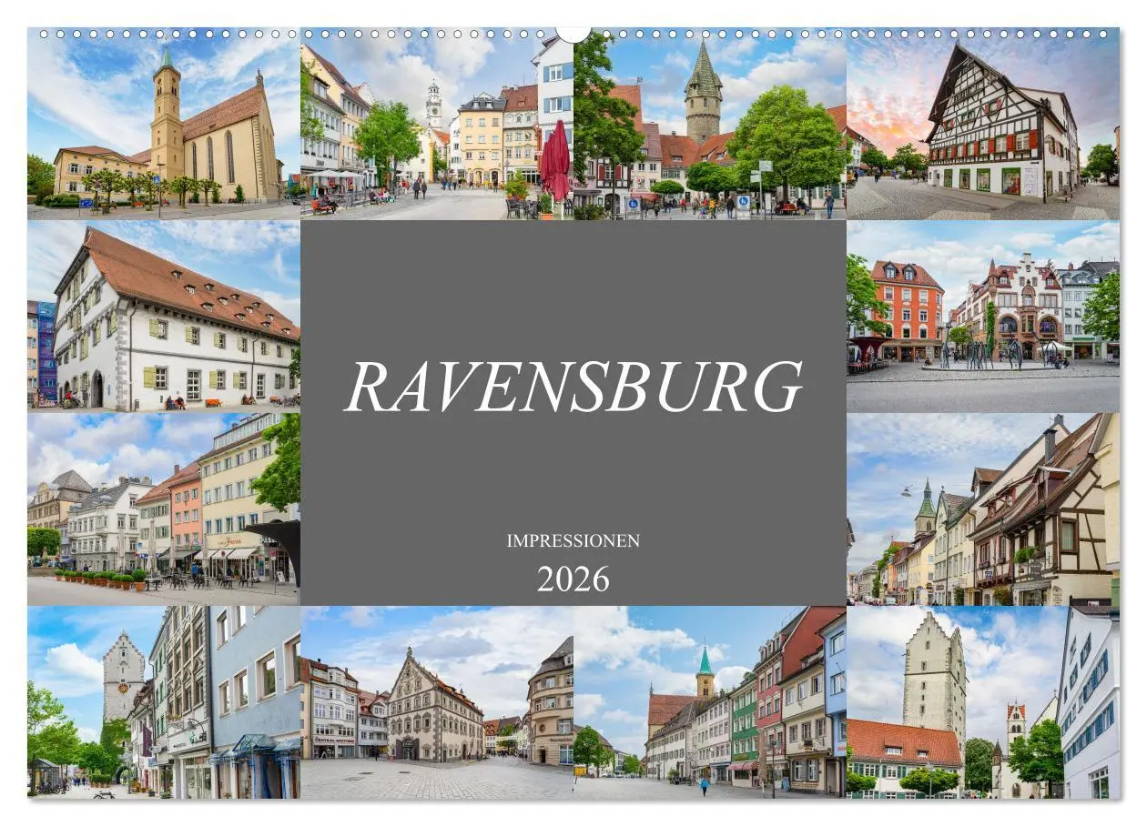 Cover: 9783457640449 | Ravensburg Impressionen (Wandkalender 2026 DIN A2 quer), CALVENDO...