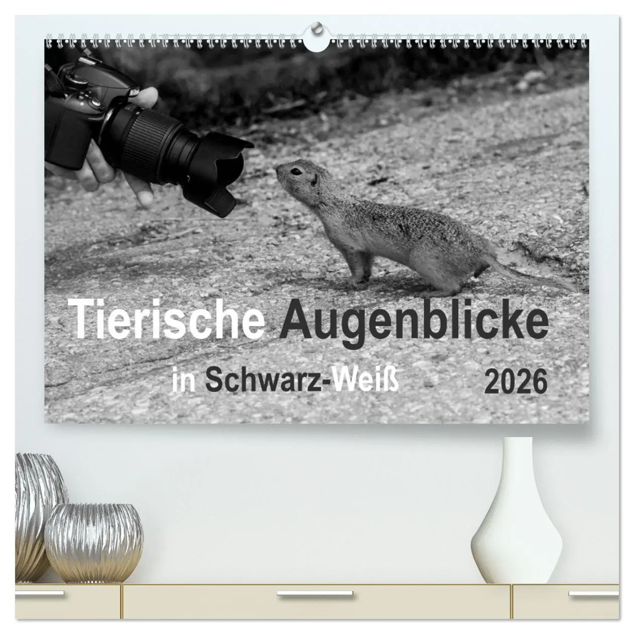 Cover: 9783457950449 | Tierische Augenblicke in Schwarz-Weiß (hochwertiger Premium...