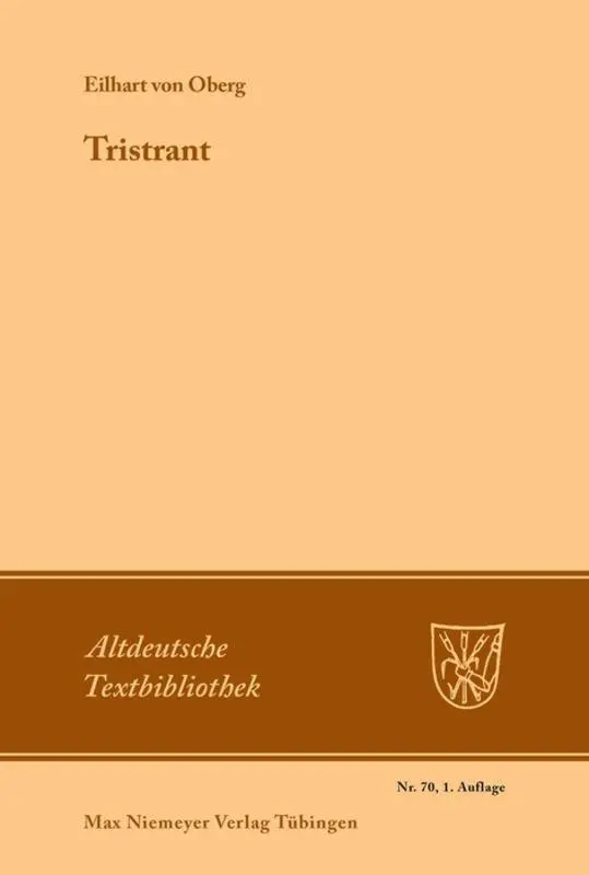 Cover: 9783484200449 | Tristrant | Hadumod Bußmann | Taschenbuch | ISSN | 2 Taschenbücher