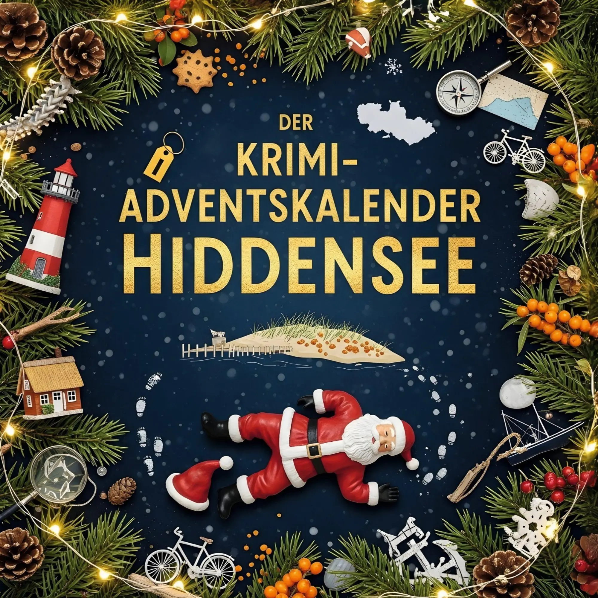 Cover: 9783695310449 | Der Krimi-Adventskalender Hiddensee | Mordsverdächtig in 24 Akten