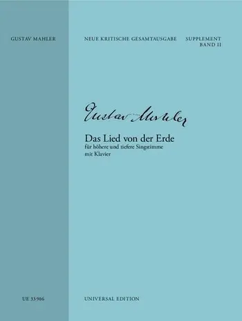 Das Lied von der Erde Supplement Bd. II