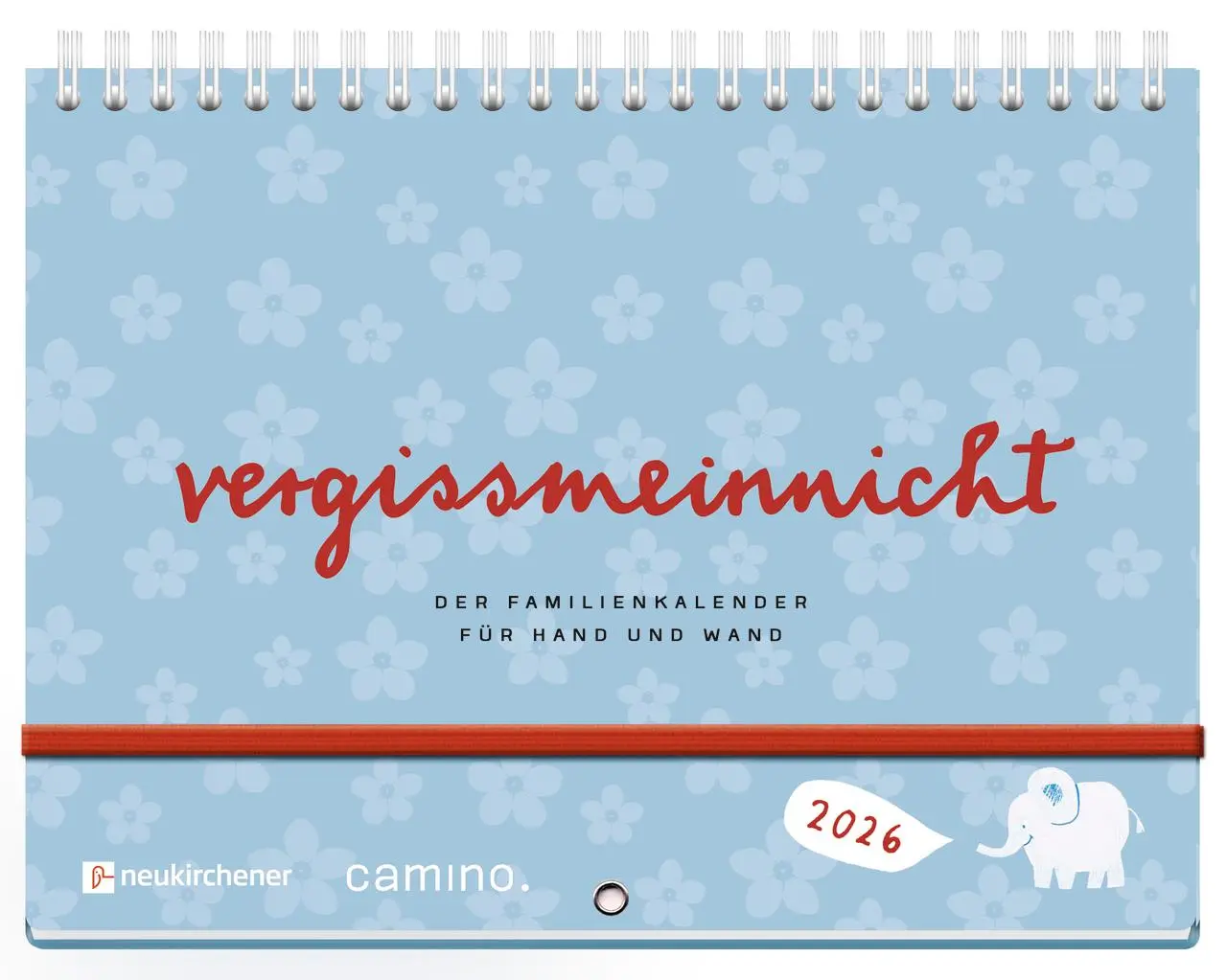 Cover: 9783761570449 | vergissmeinnicht 2026 - Der Familienkalender für Hand und Wand | 2026