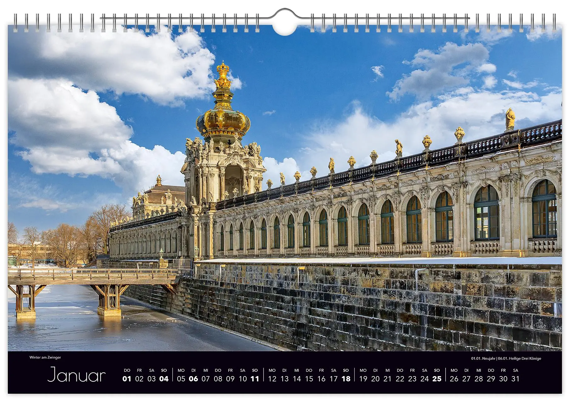 Bild: 9783910680449 | Kalender Zauberhaftes Dresden 2026 | K4 Verlag (u. a.) | Kalender