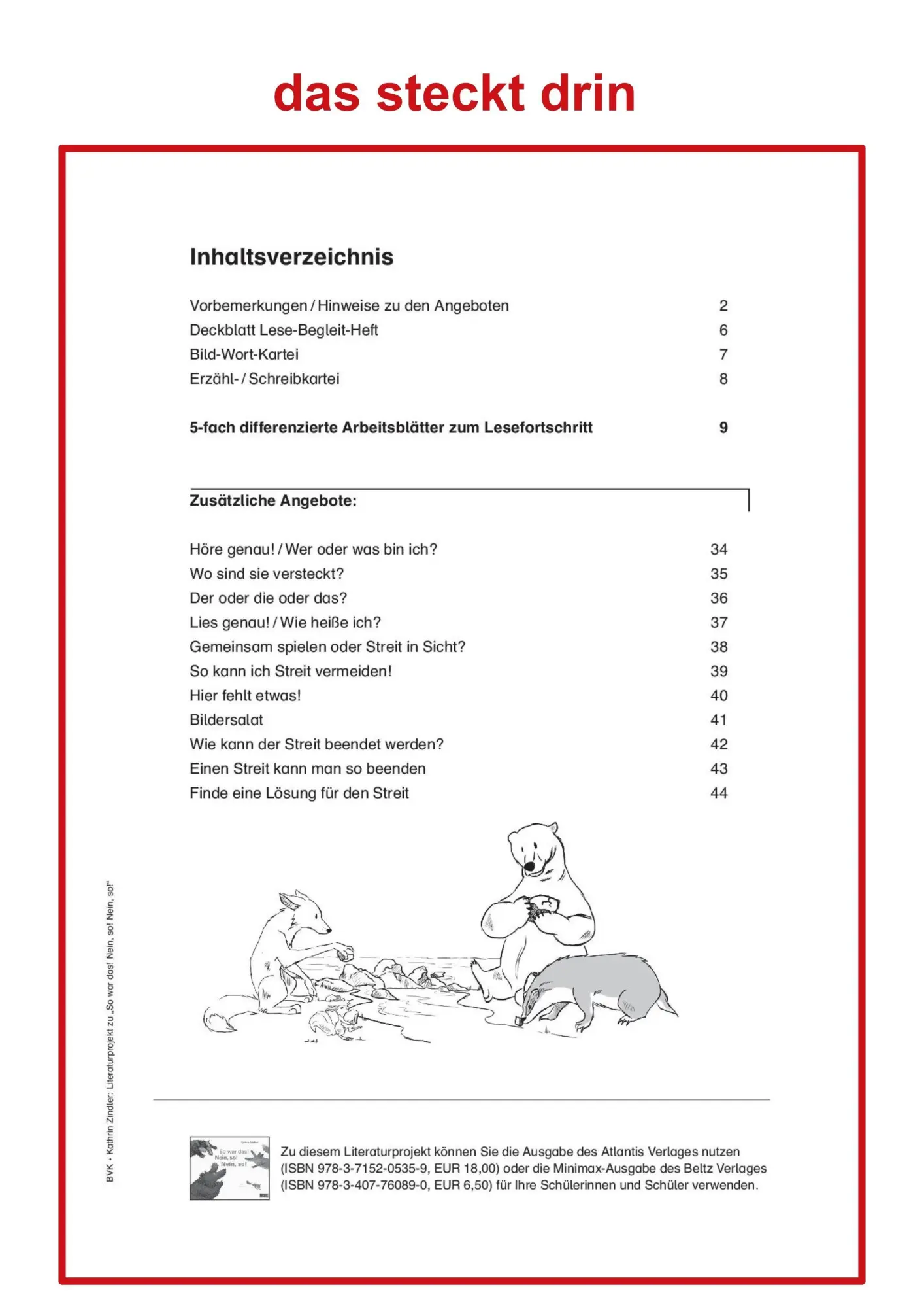 Bild: 9783965200449 | Literaturprojekt zu So war das! Nein, so! Nein, so! | Schärer (u. a.)