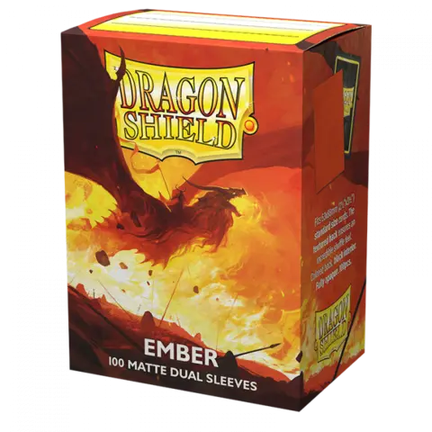 Cover: 5706569150549 | DS100 Dual Matte - Ember (Orange) | Dragon Shield! | EAN 5706569150549