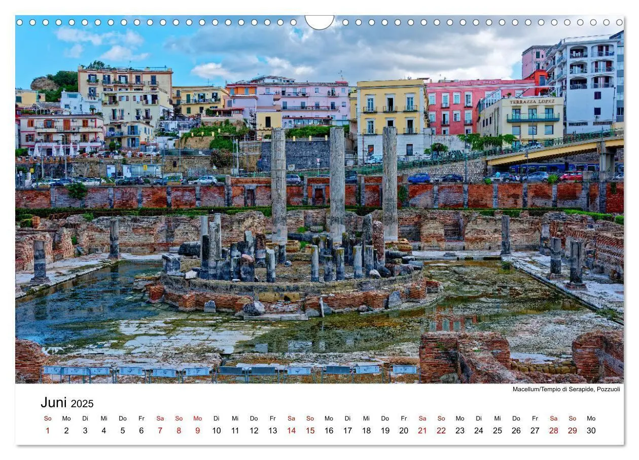 Bild: 9783383900549 | Historisches am Golf von Neapel (Wandkalender 2025 DIN A3 quer),...