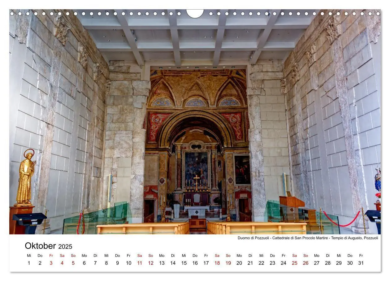 Bild: 9783383900549 | Historisches am Golf von Neapel (Wandkalender 2025 DIN A3 quer),...