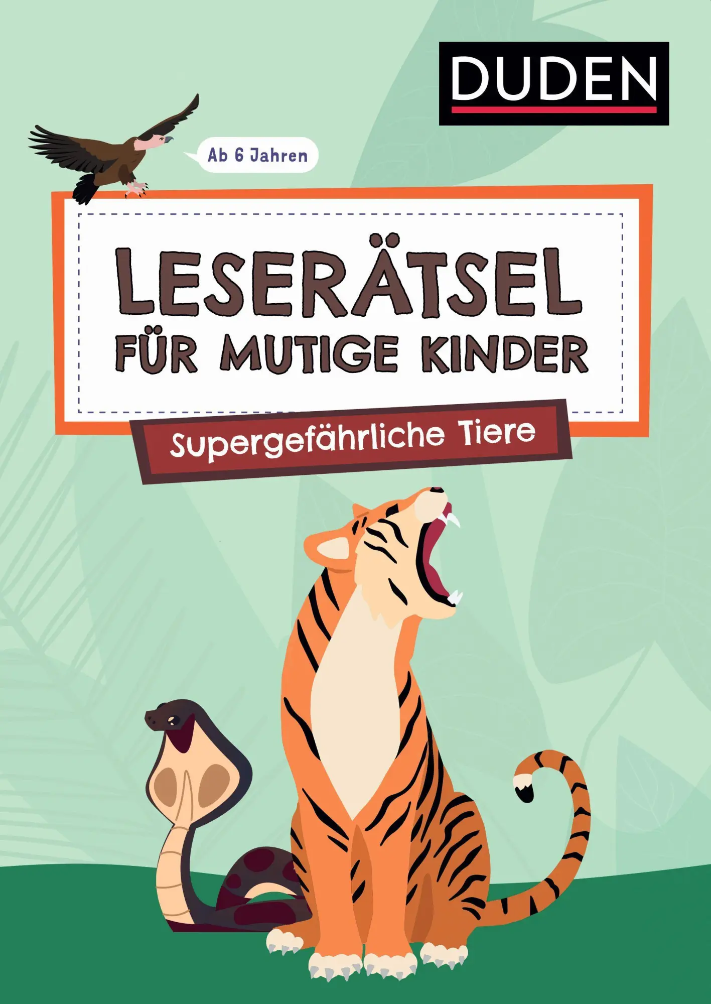 Cover: 9783411780549 | Leserätsel für mutige Kinder - Supergefährliche Tiere - ab 6 Jahren
