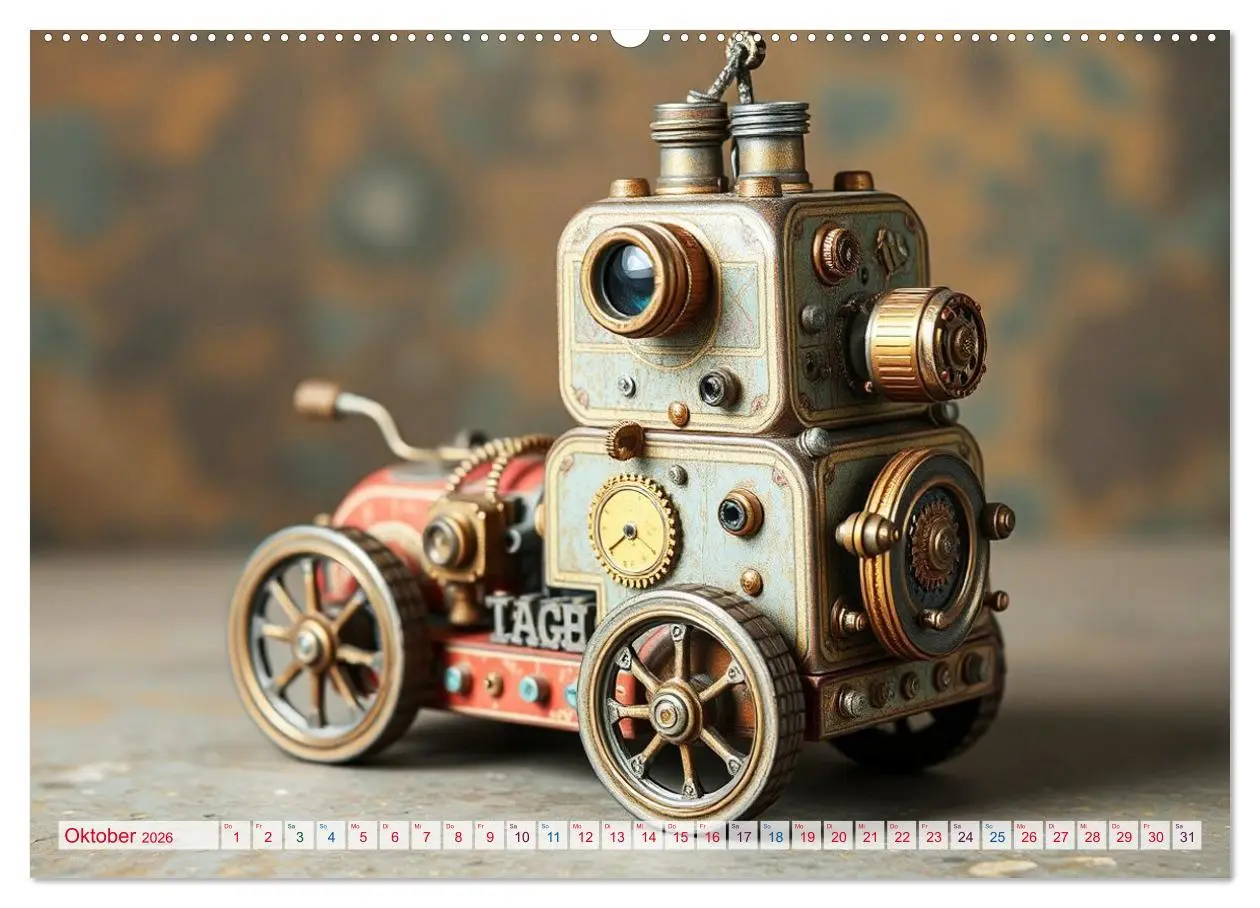 Bild: 9783516650549 | Mechanische Wunderwelten - Ein Jahr mit Steampunk Toys...